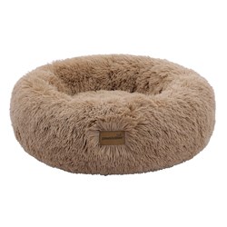 Calming Plush Bed Camel Large