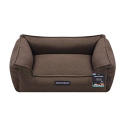 Pia Walled Pet Bed Med Brown