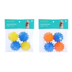 Vinyl Ball 4 Pack 2 Asstd