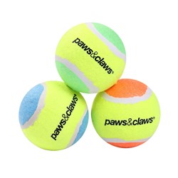 Tennis Balls 3pk 6cm