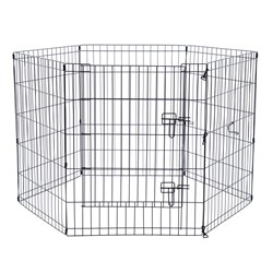 Pet Play Pen 6 Sided Lge