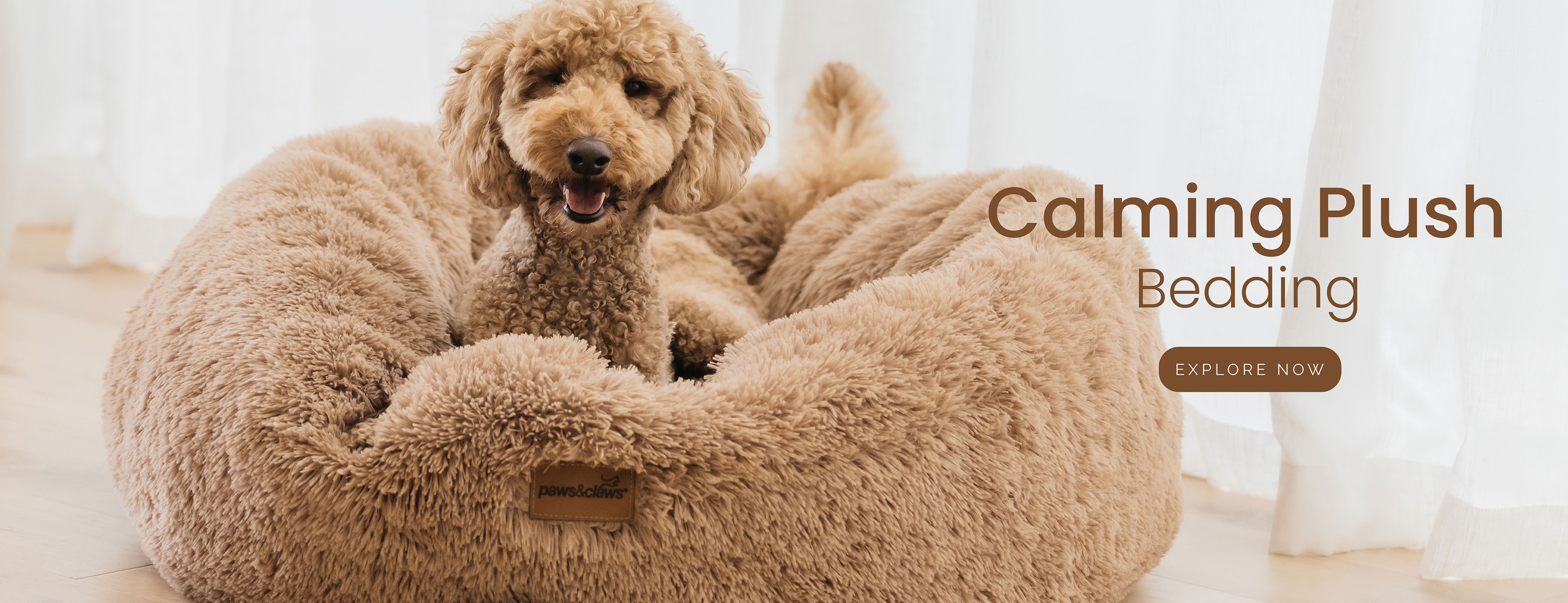 Calming blush bedding